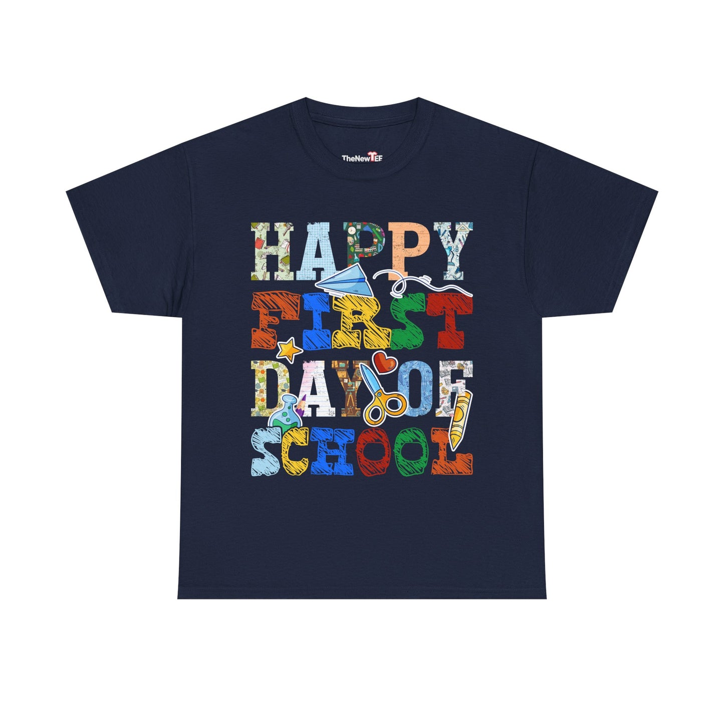 Happy First Day Of School Teacher Back To School Student - Unisex Graphic T-Shirt