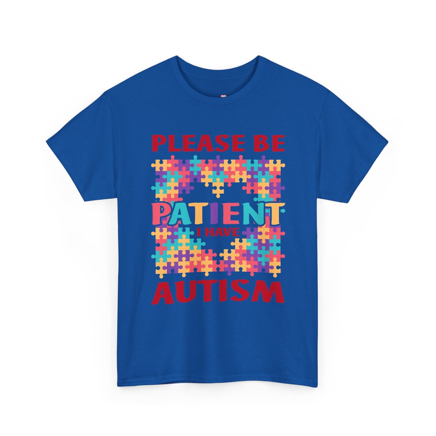 Please Be Patient I Have Autism Puzzle Hand Gift - Unisex T-Shirt
