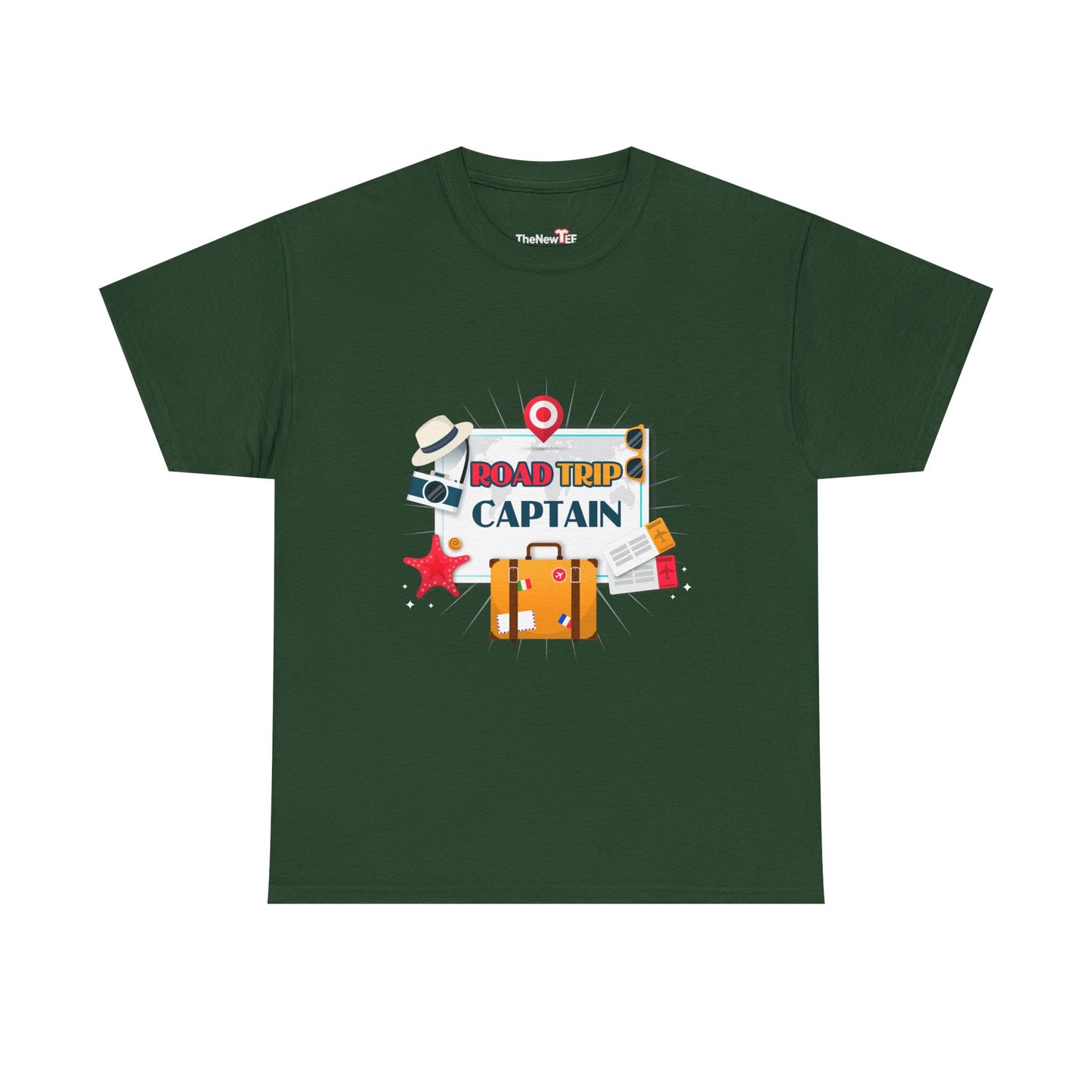 Road Trip Captain Design Outdoor Rv Camping Group Gift - Unisex T-Shirt
