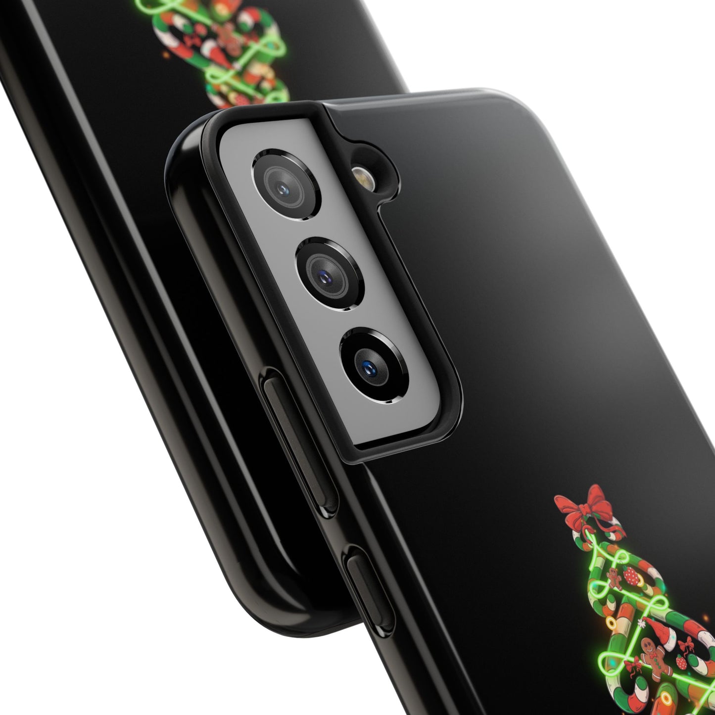Christmas Candy Cane Xmas Tree Light Gifts - Tough Phone Case