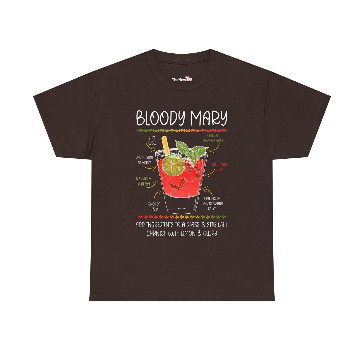 Bloody Mary Recipe Barkeeper Gift Barman - Unisex T-Shirt