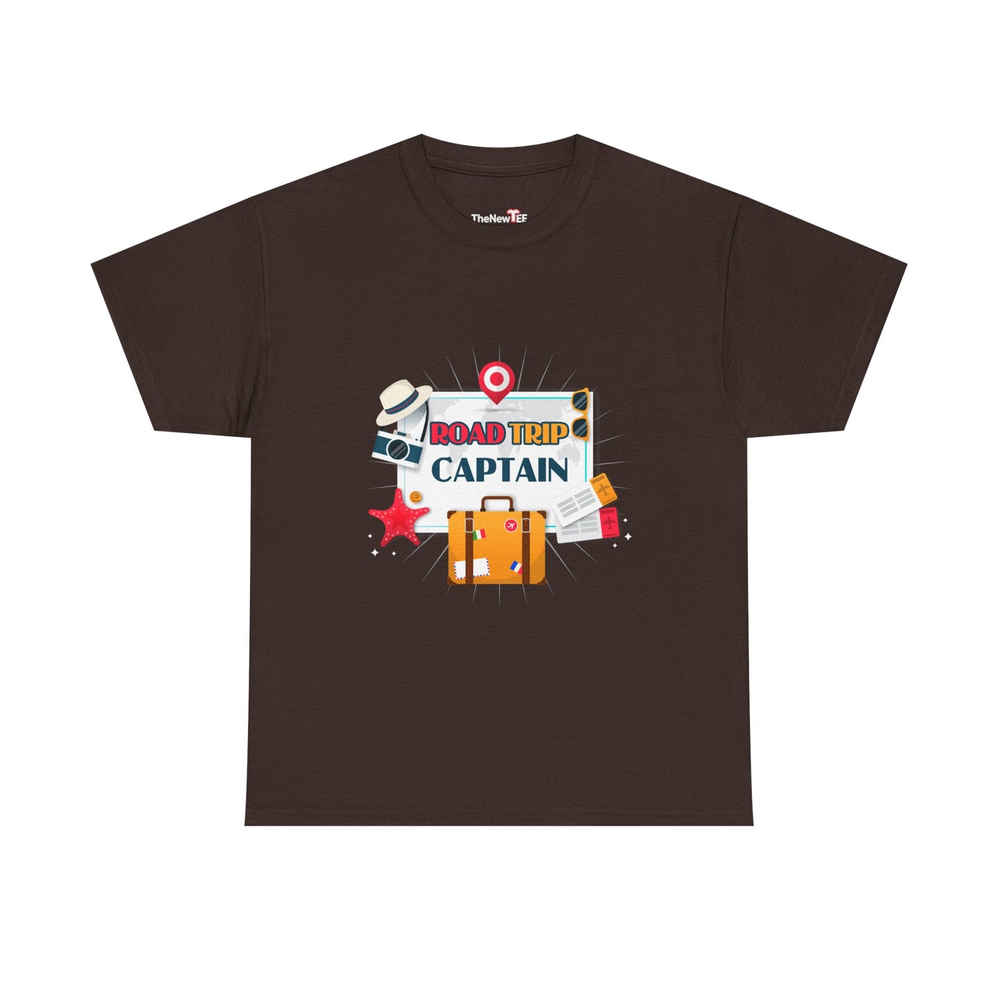 Road Trip Captain Design Outdoor Rv Camping Group Gift - Unisex T-Shirt