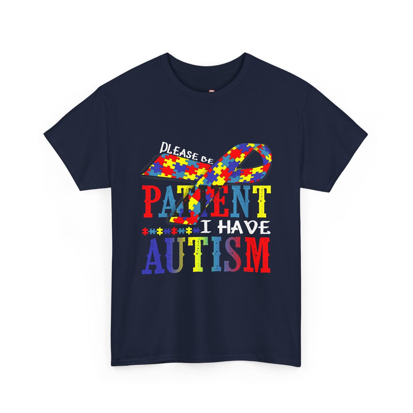 Please Be Patient I Have Autism Puzzle Hand Gift - Unisex T-Shirt