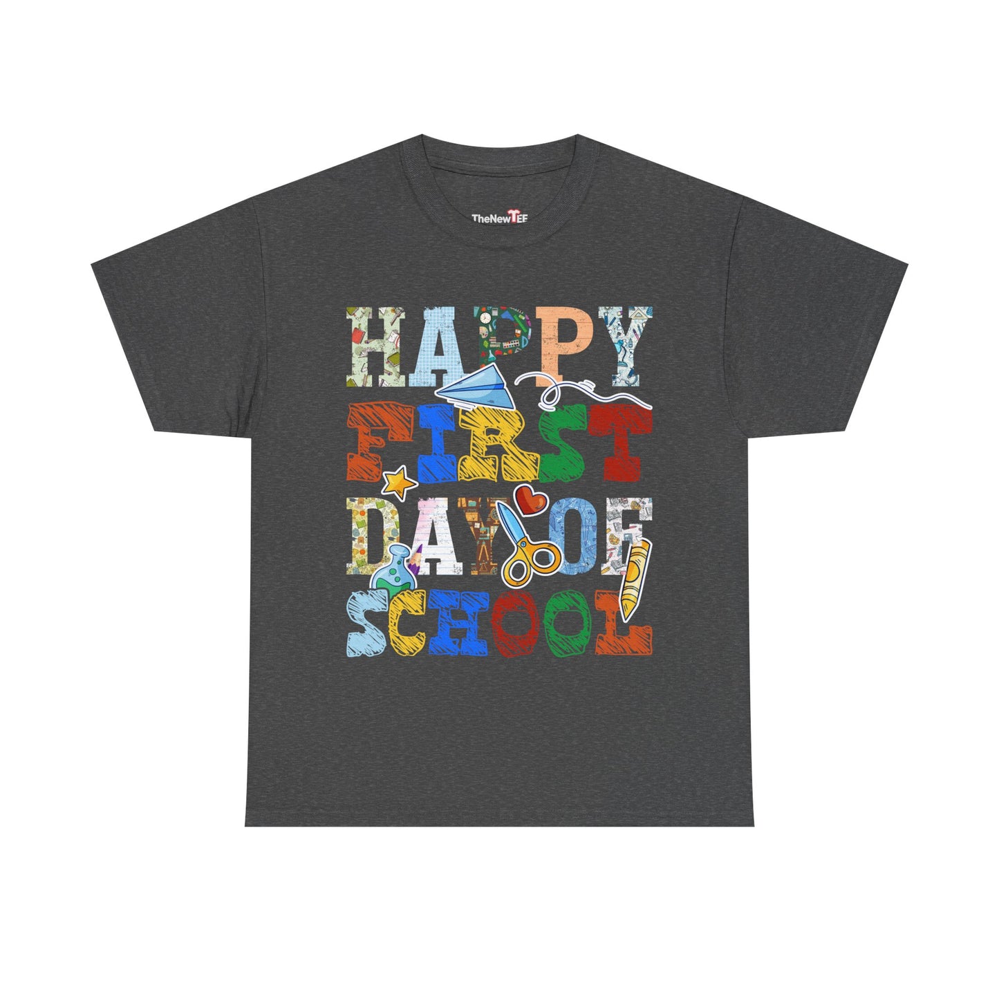 Happy First Day Of School Teacher Back To School Student - Unisex Graphic T-Shirt