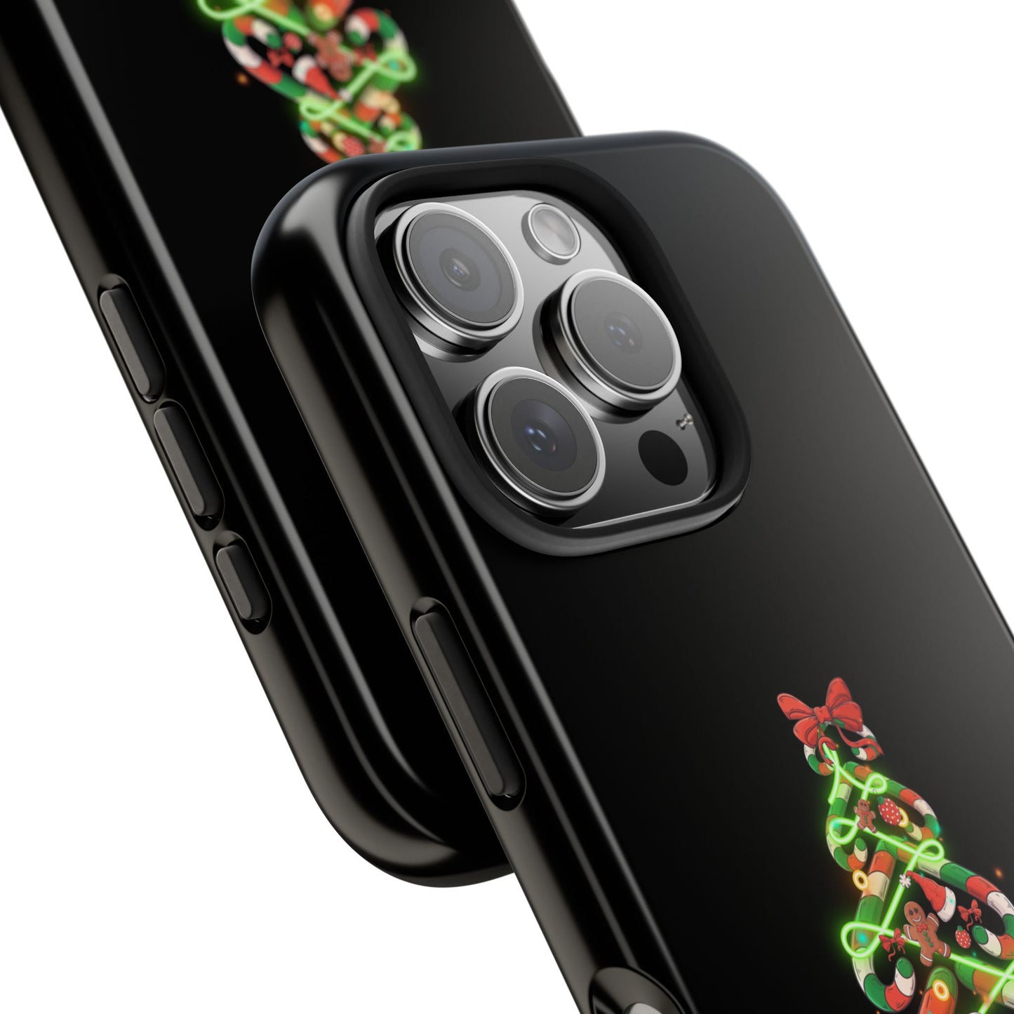 Christmas Candy Cane Xmas Tree Light Gifts - Tough Phone Case