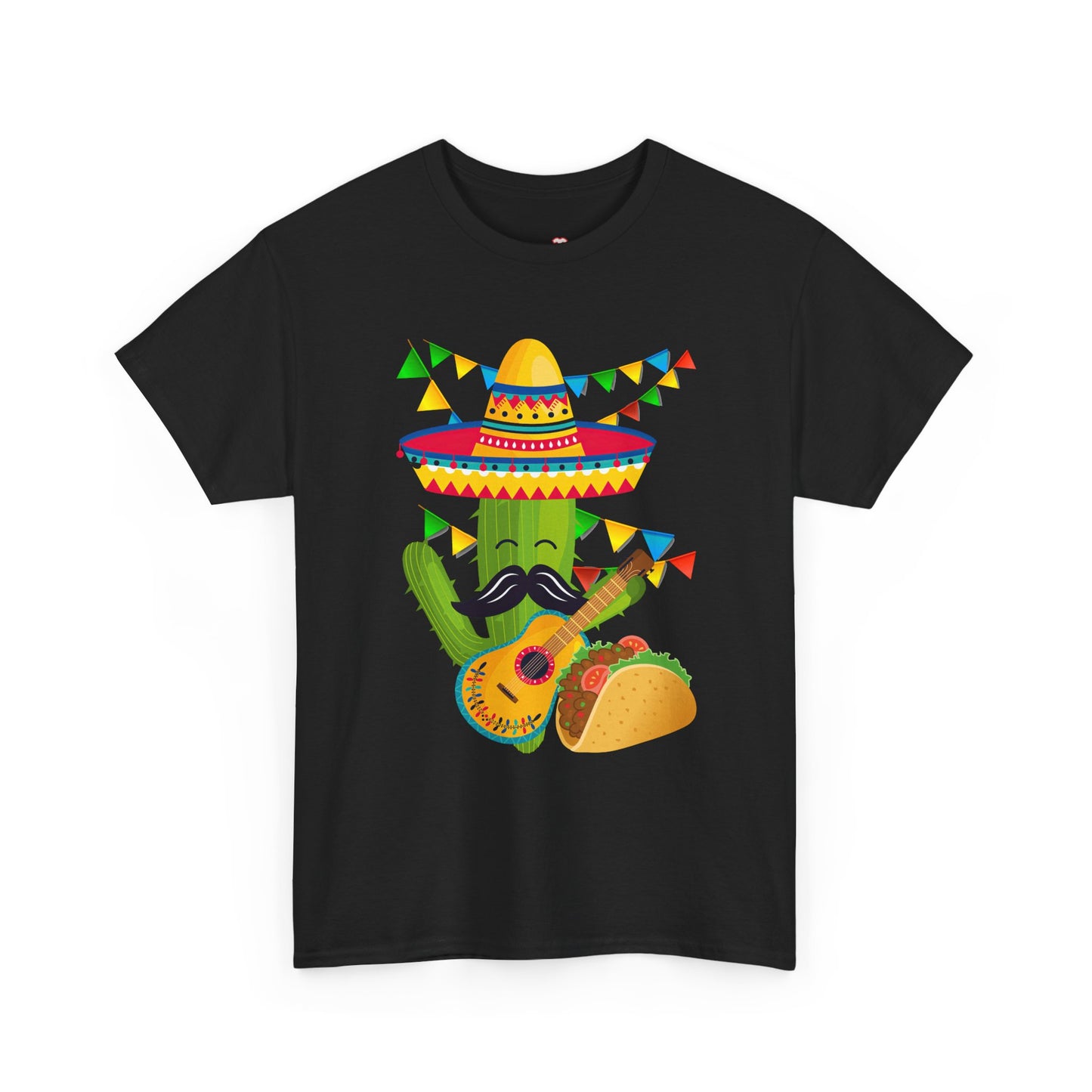 Guitar Mexico Fiesta Cactus Guitarist Sombrero Cinco De Mayo - Unisex T-Shirt