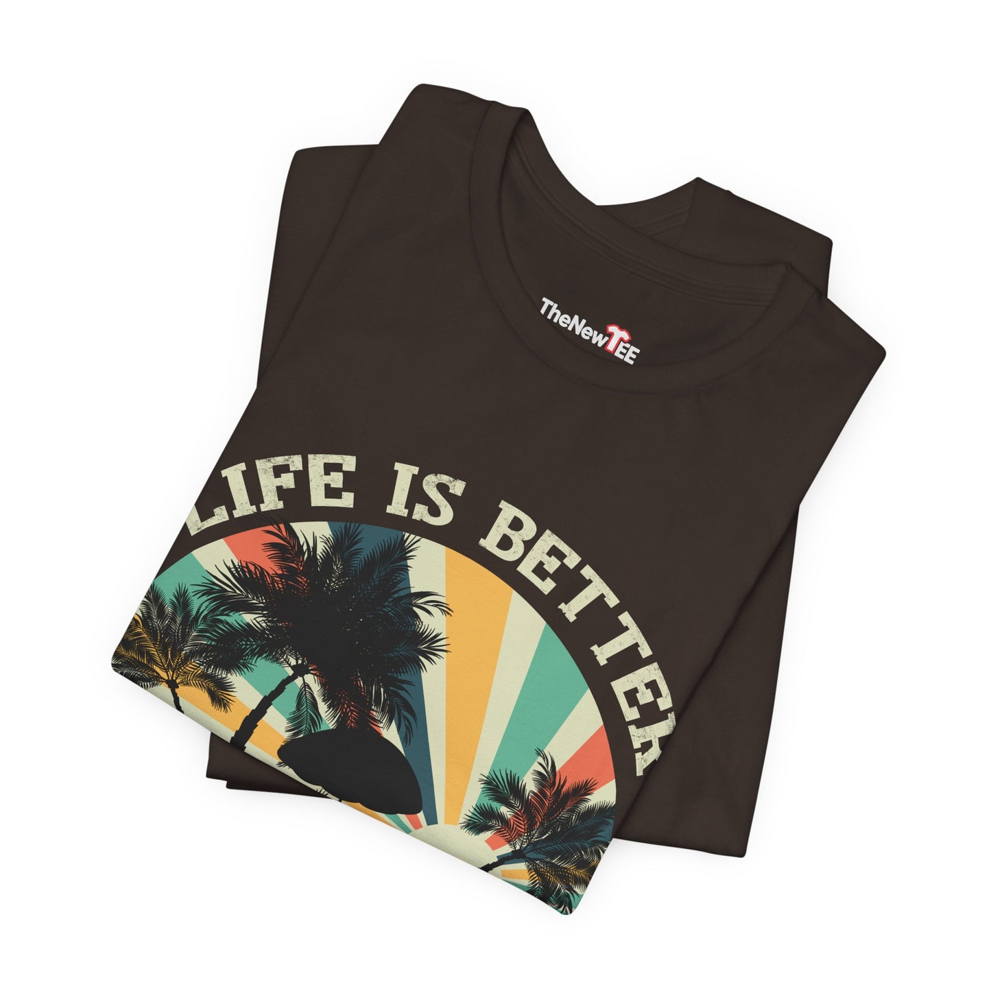 Life Is Better At The Beach Retro Summer T-shirt
