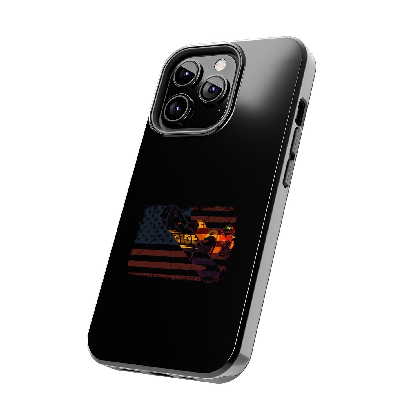 American Flag Camouflage Snowboarding Snowboarder Snowboard Tough Phone Case