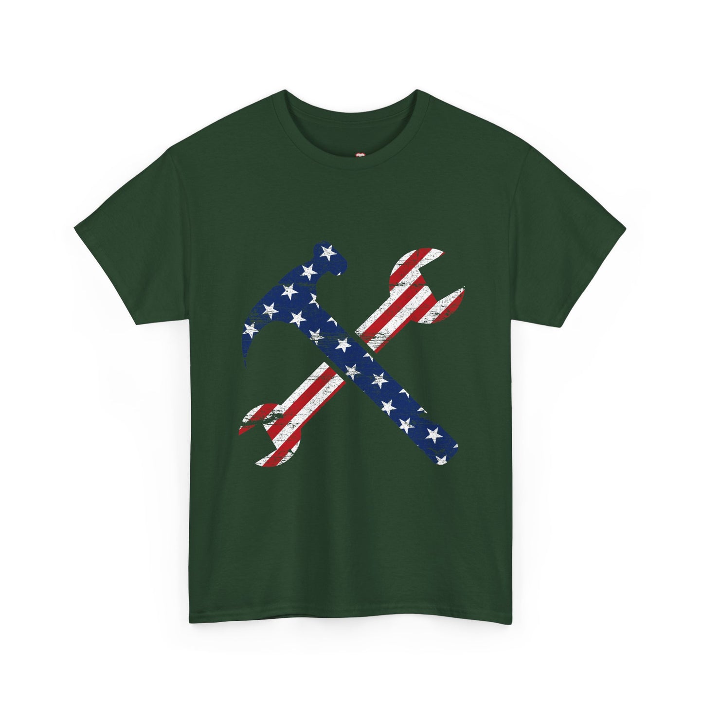 American Flag Ironworker And Tools - Unisex T-Shirt