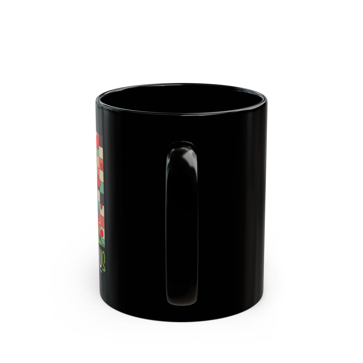 Zodiac Taurus Black Ceramic Mug – Colorful Retro Bull Design (11oz & 15oz)