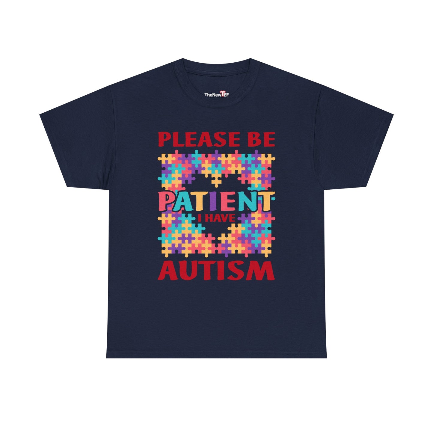 Please Be Patient I Have Autism Puzzle Hand Gift - Unisex T-Shirt