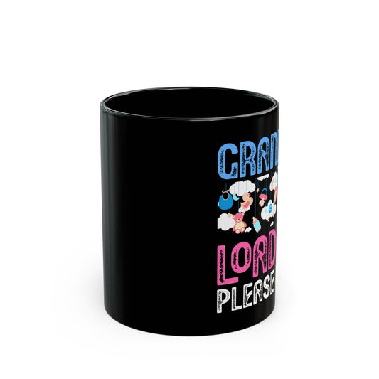 Grandpa To Be Loading Please Wait - Black Mug