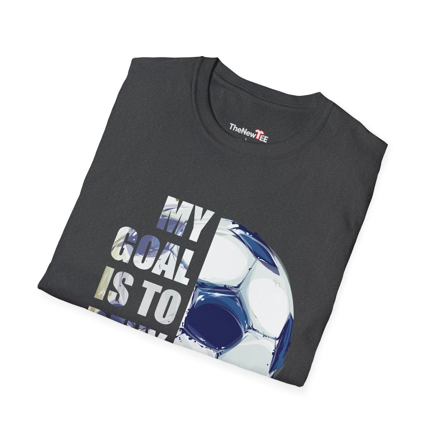 Soccer Goalkeeper T-Shirt – “My Goal Is To Deny Yours” Graphic Tee
