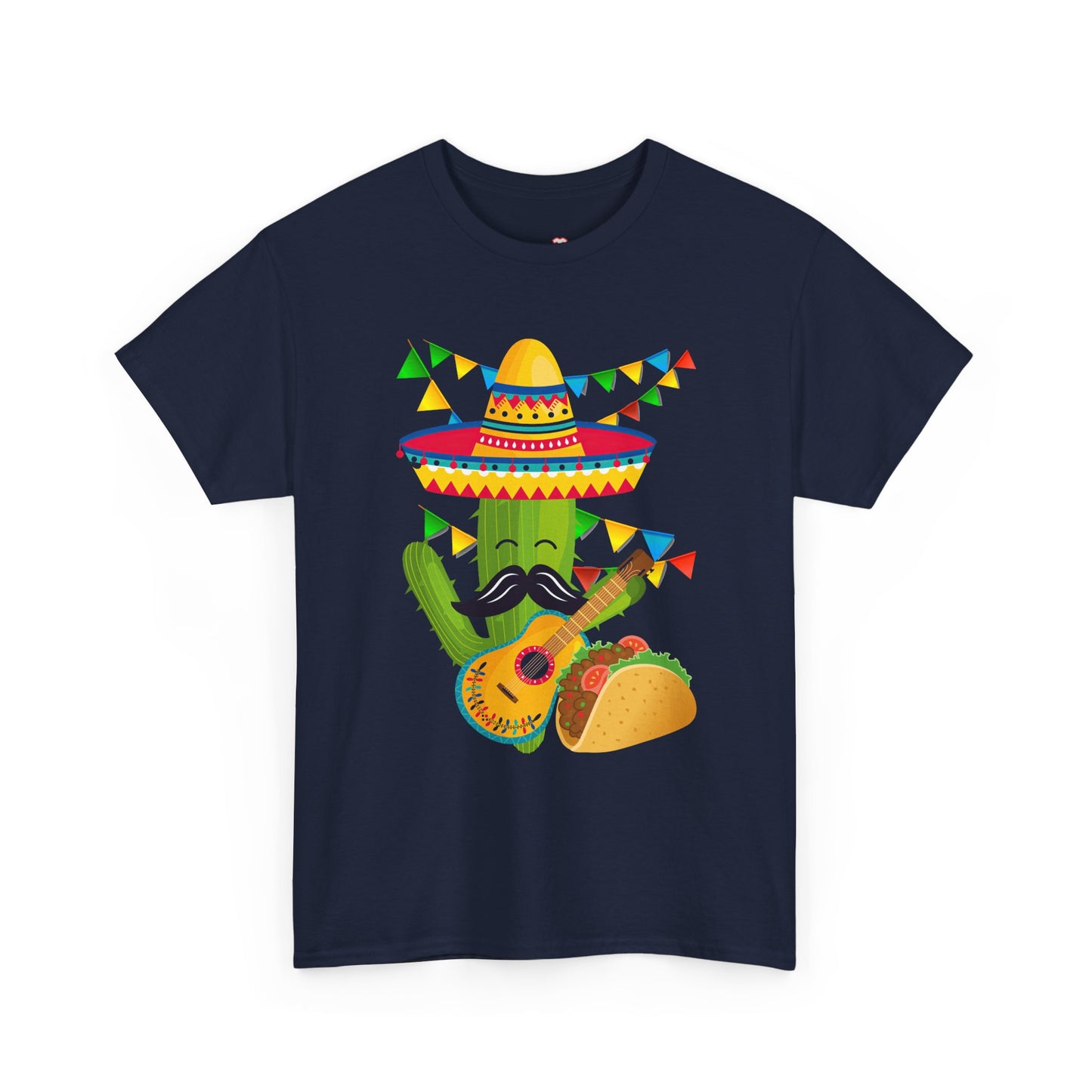 Guitar Mexico Fiesta Cactus Guitarist Sombrero Cinco De Mayo - Unisex T-Shirt