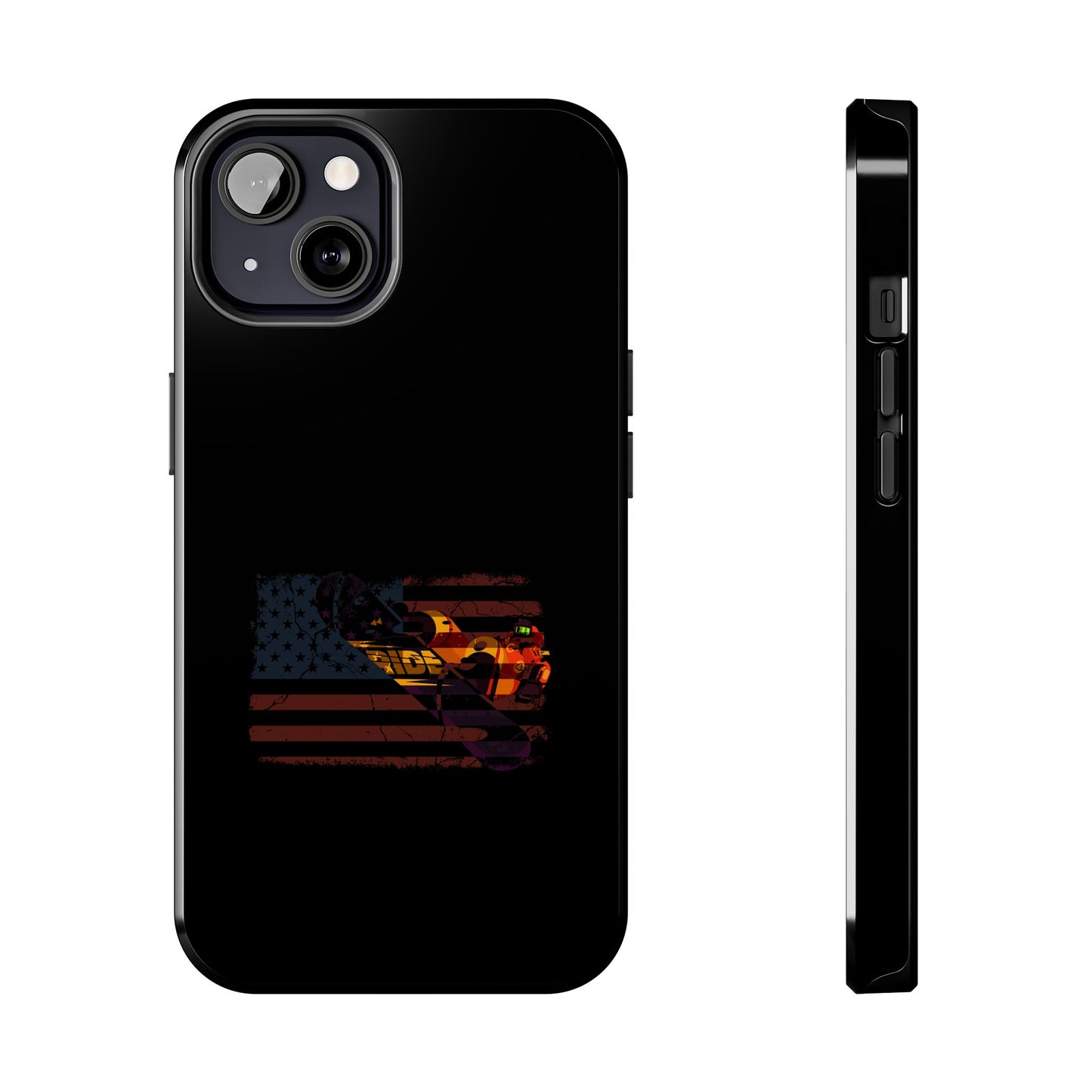 American Flag Camouflage Snowboarding Snowboarder Snowboard Tough Phone Case