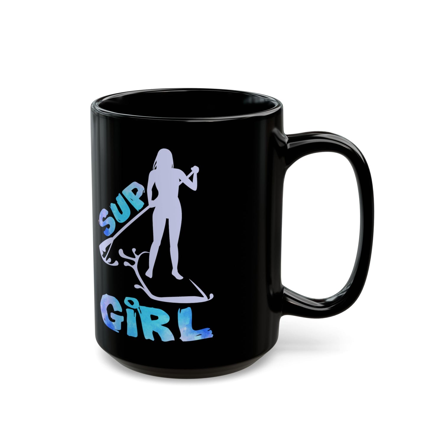 Sup Girl Sup Paddle Board - Black Mug