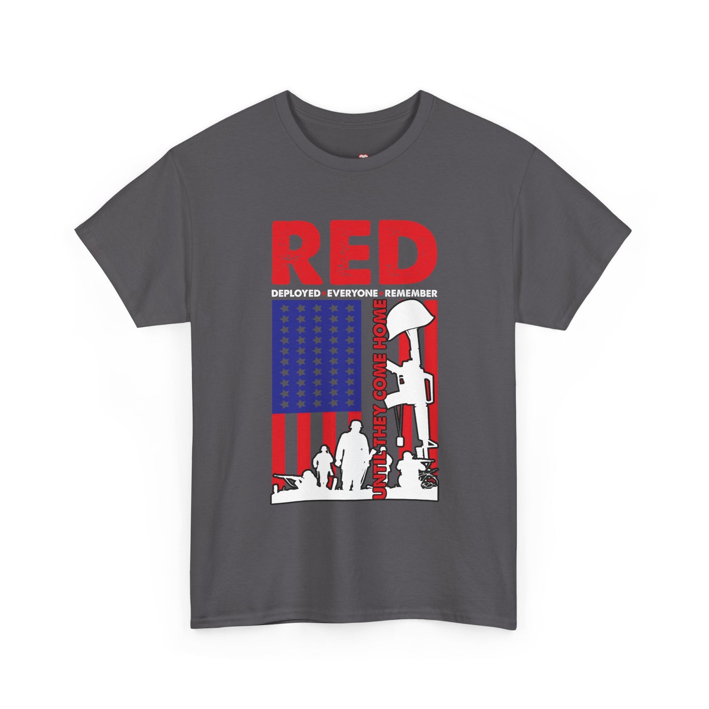 Red Friday Remember Everyone Deployed Us Flag Army Vintage - Unisex Graphic T-Shirt