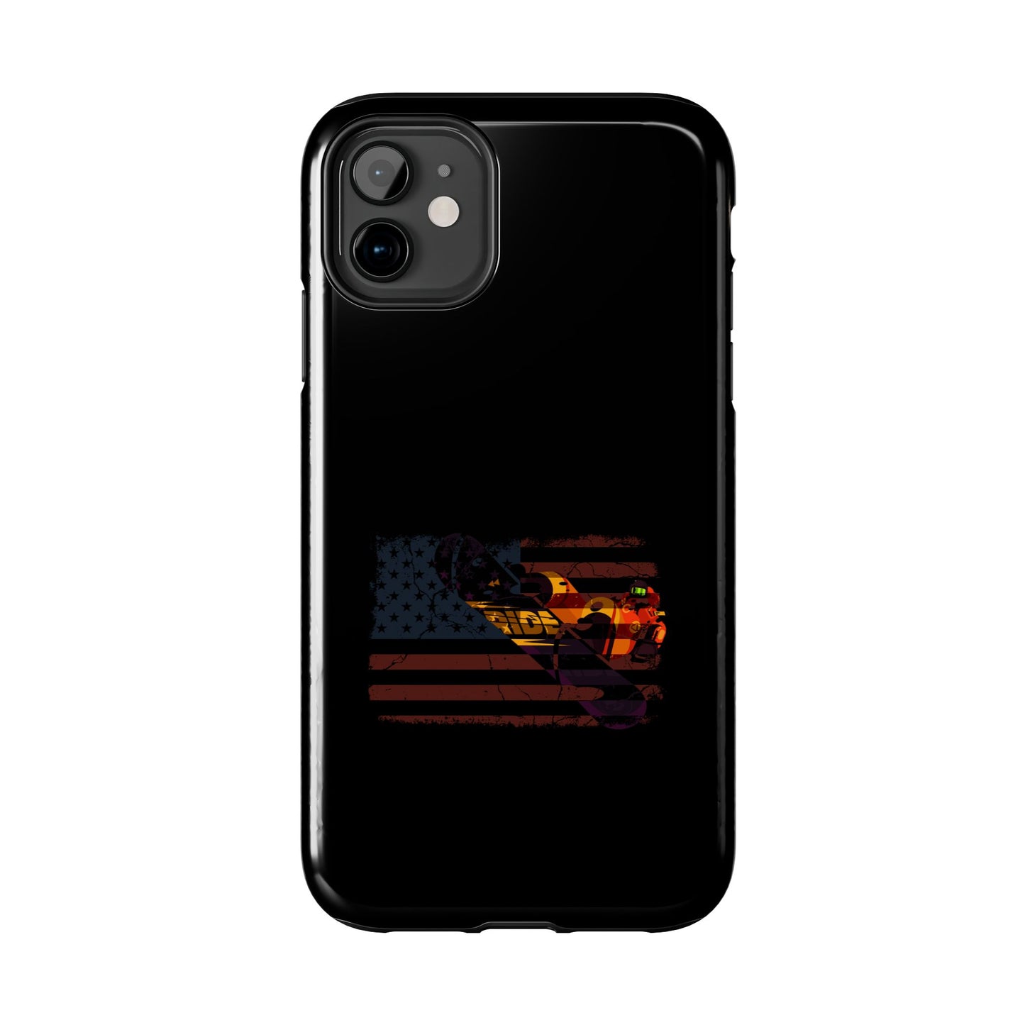American Flag Camouflage Snowboarding Snowboarder Snowboard Tough Phone Case