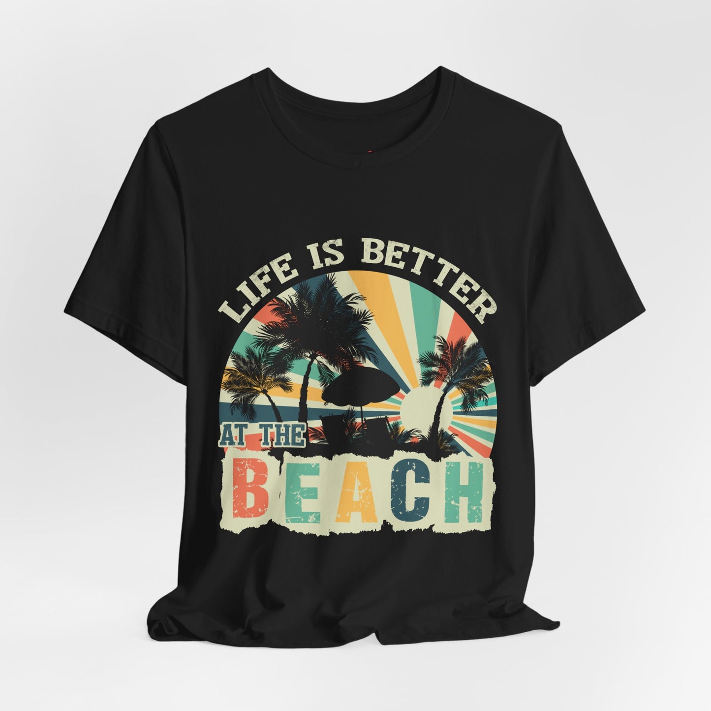Life Is Better At The Beach Retro Summer T-shirt