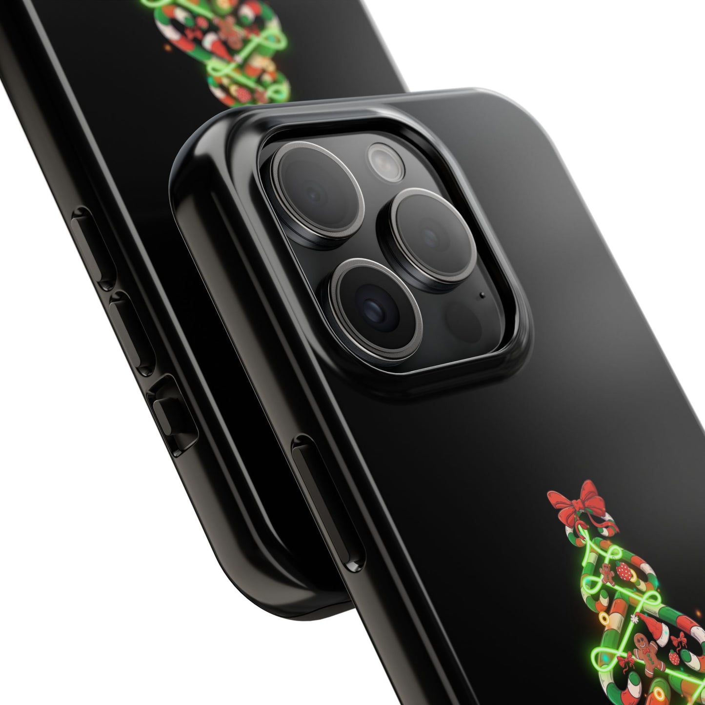 Christmas Candy Cane Xmas Tree Light Gifts - Tough Phone Case