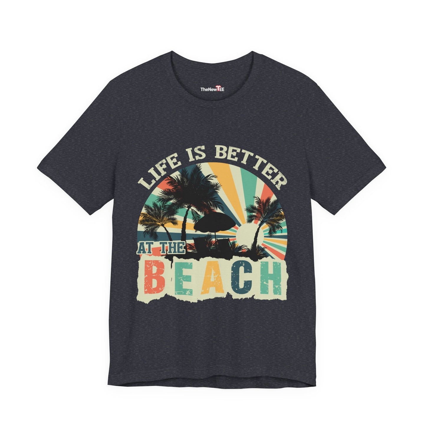 Life Is Better At The Beach Retro Summer T-shirt