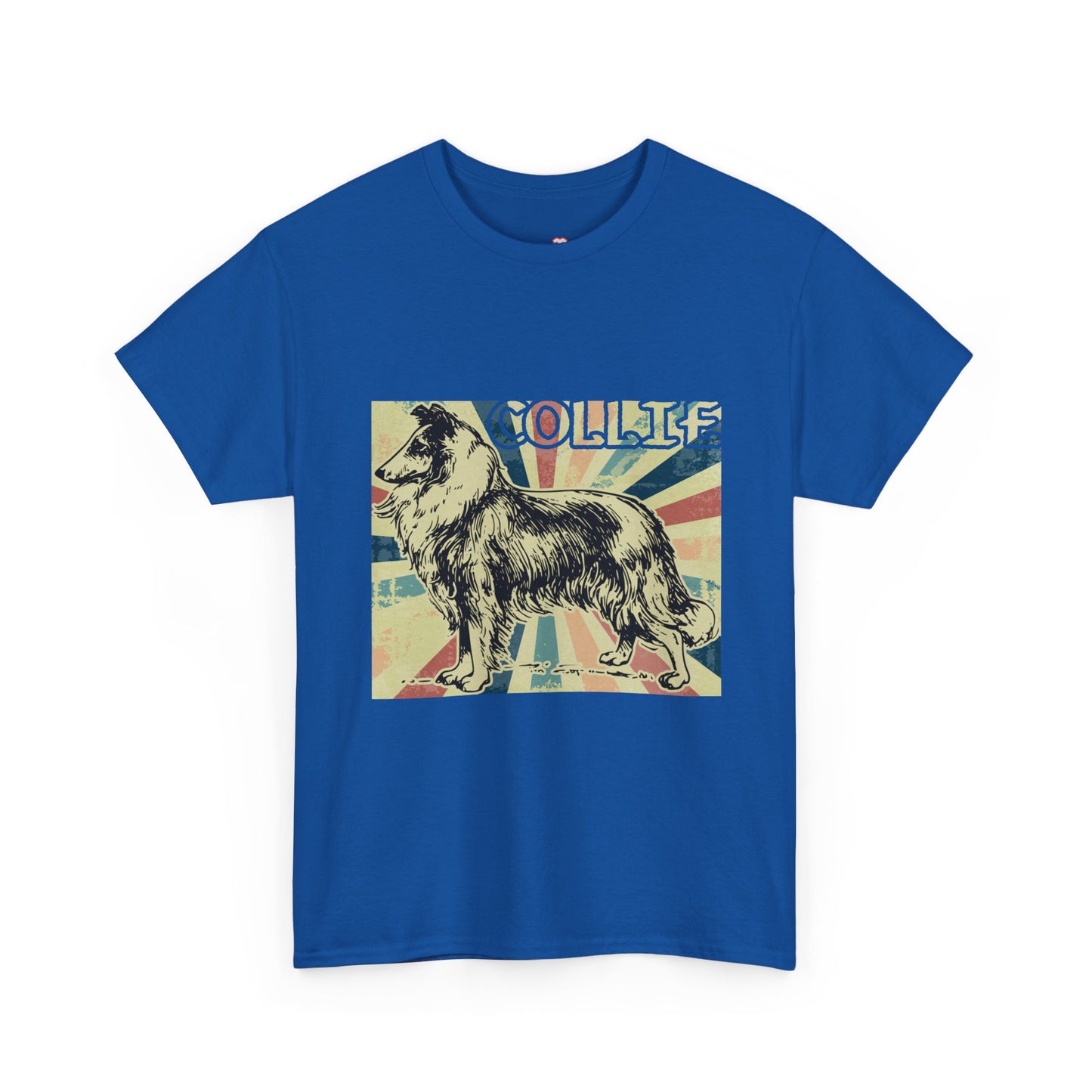 Smooth Collie Vintage Style Dog - Unisex T-Shirt