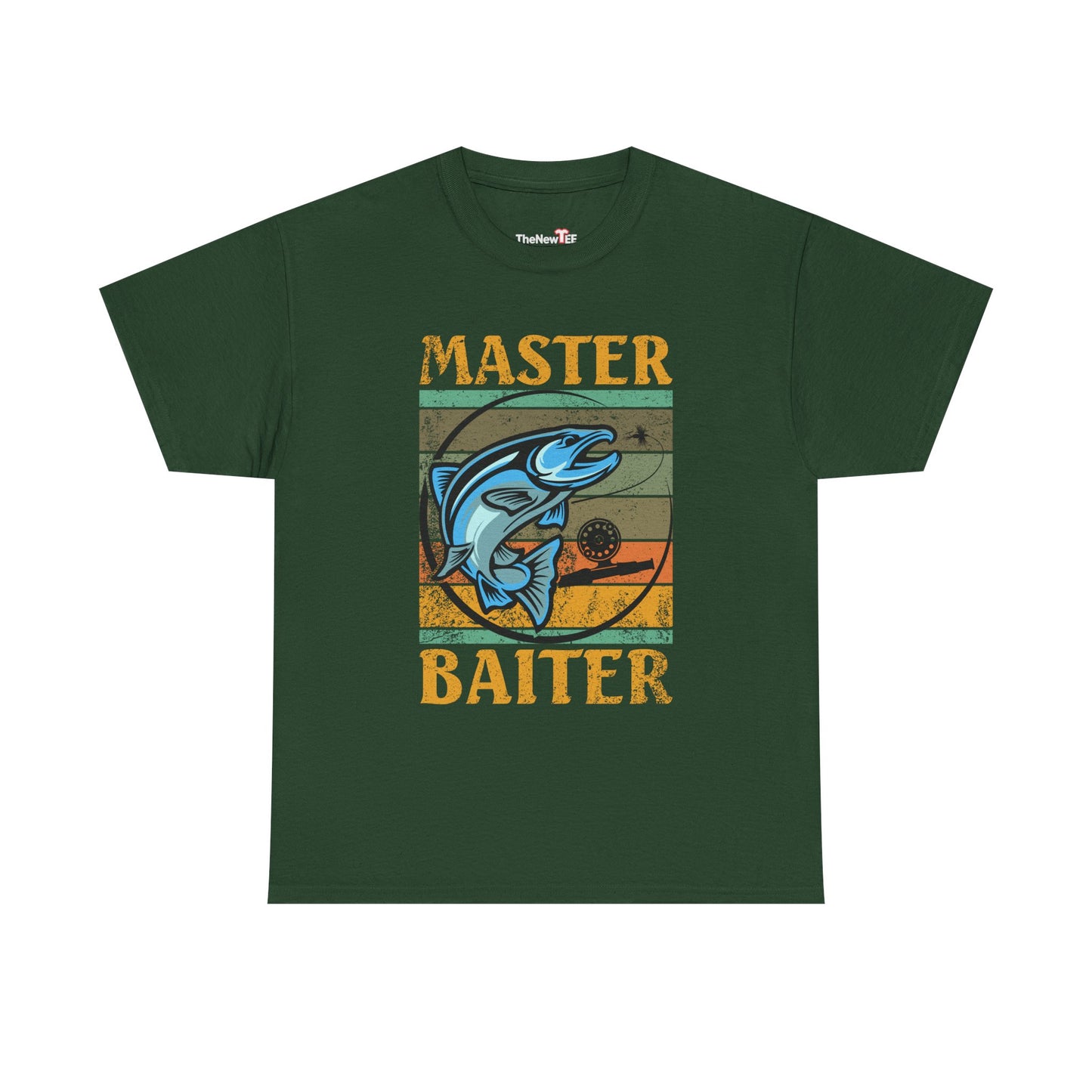Master Baiter Vintage Bass Fishing Funny Camping - Unisex T-Shirt