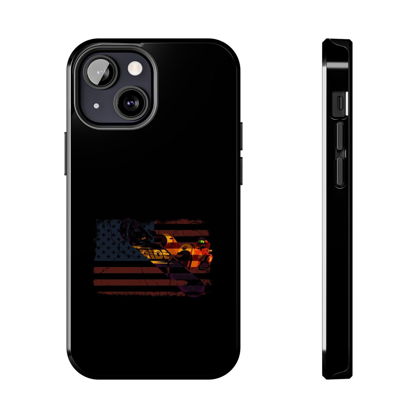 American Flag Camouflage Snowboarding Snowboarder Snowboard Tough Phone Case