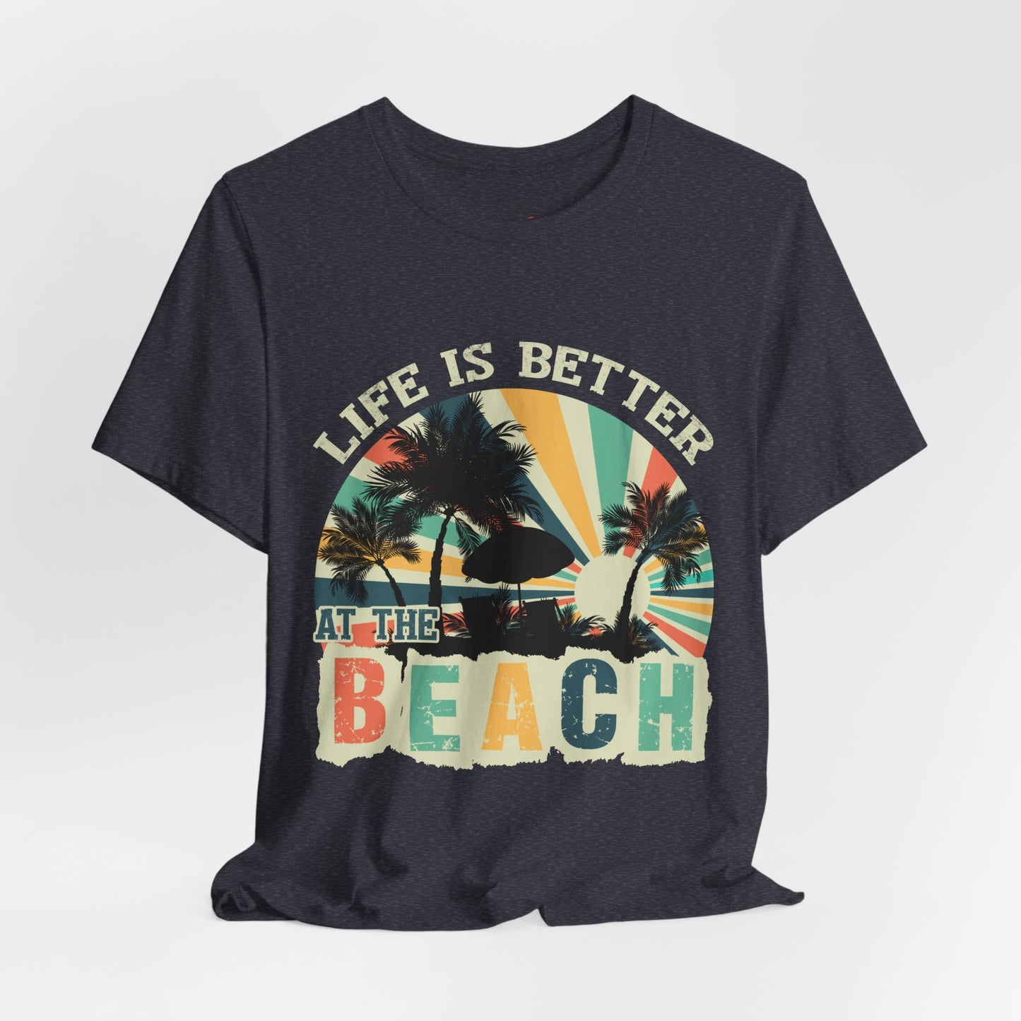 Life Is Better At The Beach Retro Summer T-shirt