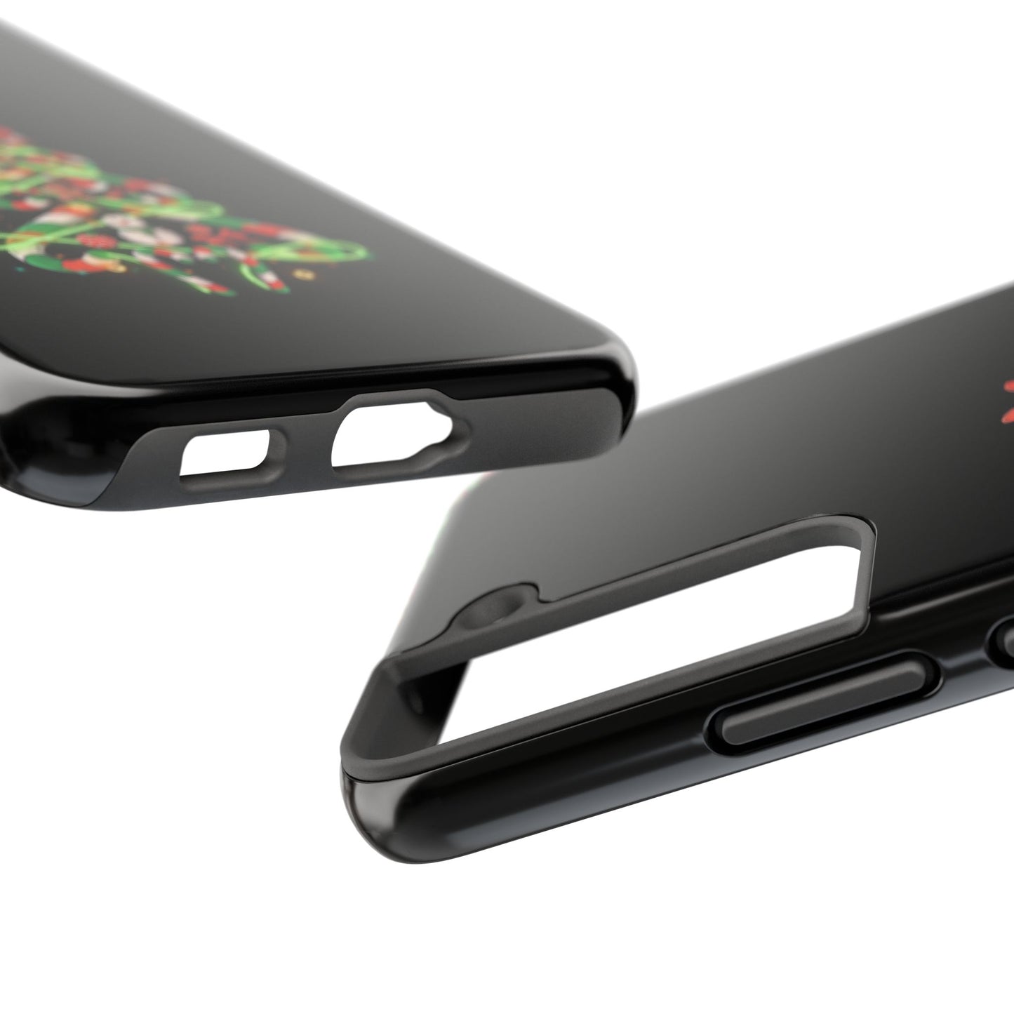 Christmas Candy Cane Xmas Tree Light Gifts - Tough Phone Case