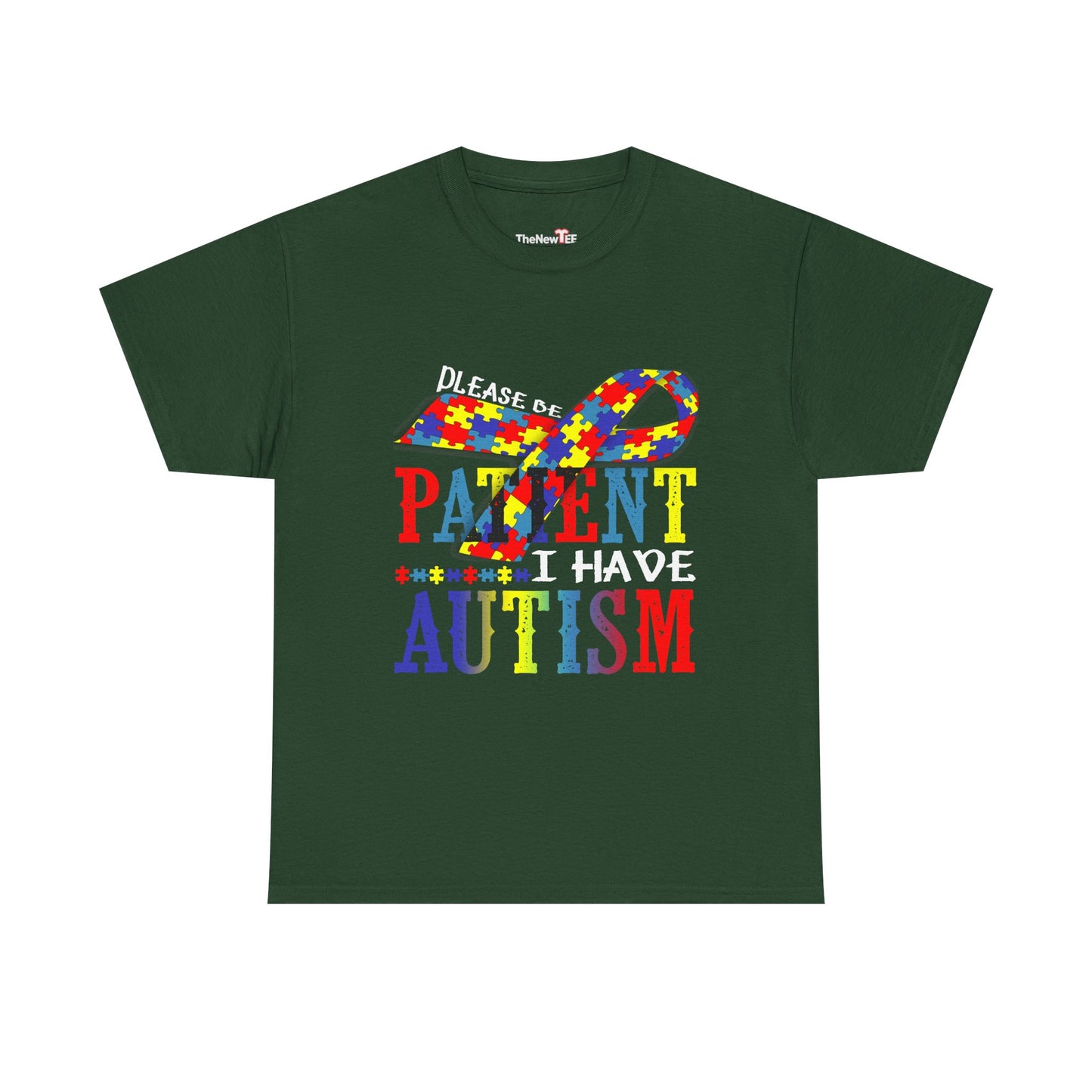 Please Be Patient I Have Autism Puzzle Hand Gift - Unisex T-Shirt