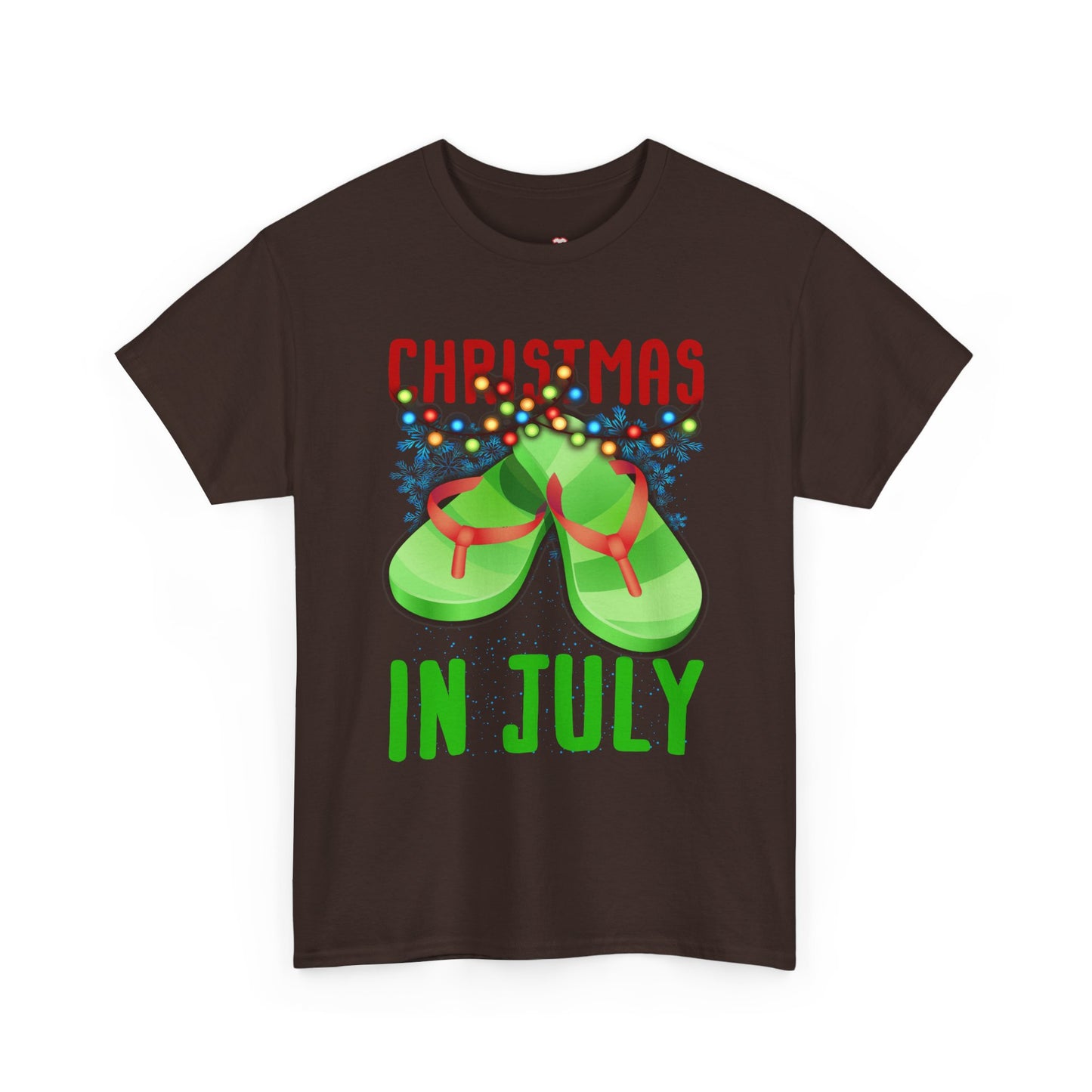 Christmas In July Flip Flops Summer Beach Xmas - Unisex T-Shirt