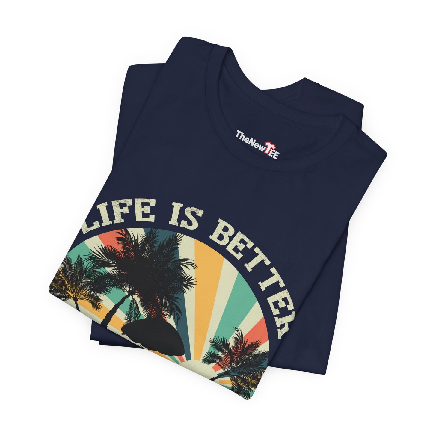 Life Is Better At The Beach Retro Summer T-shirt