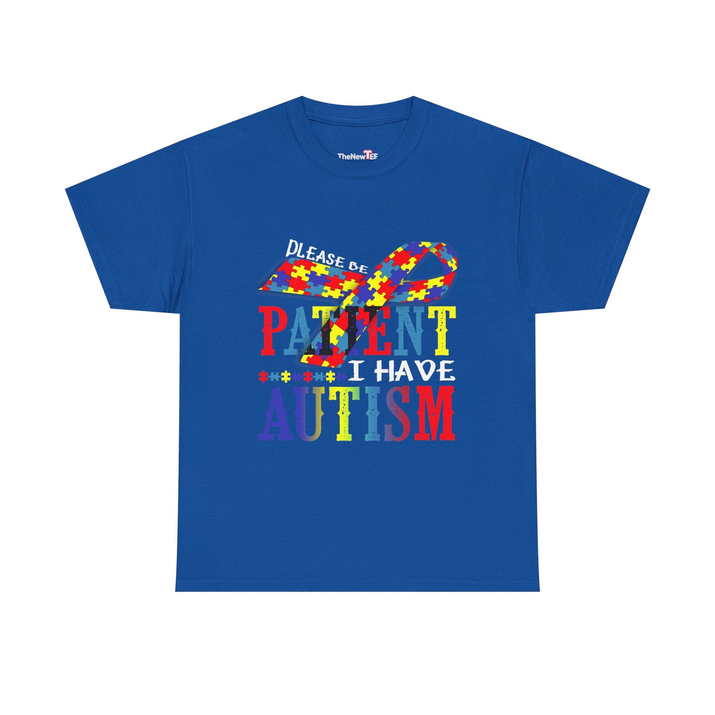 Please Be Patient I Have Autism Puzzle Hand Gift - Unisex T-Shirt
