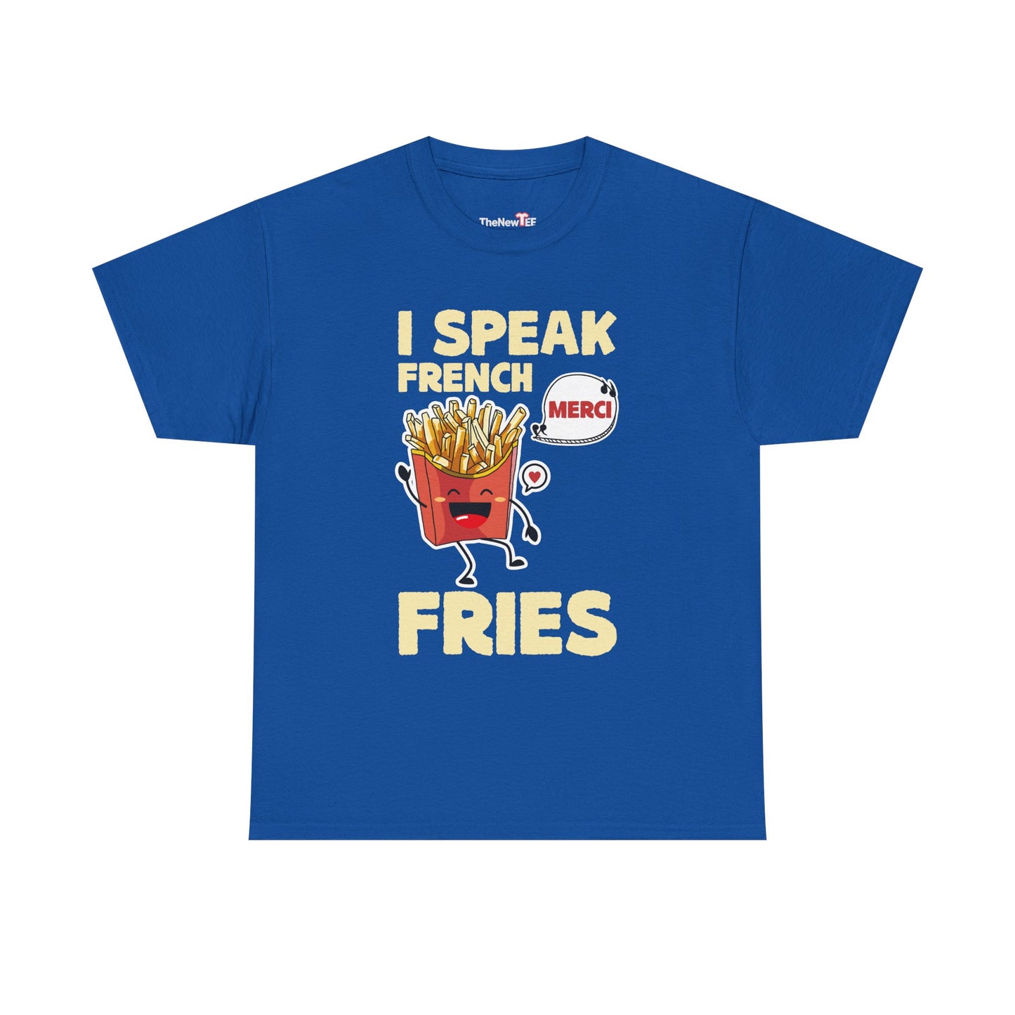 I Speak French Fries Women Cartoon Food Cute Merci - Unisex T-Shirt