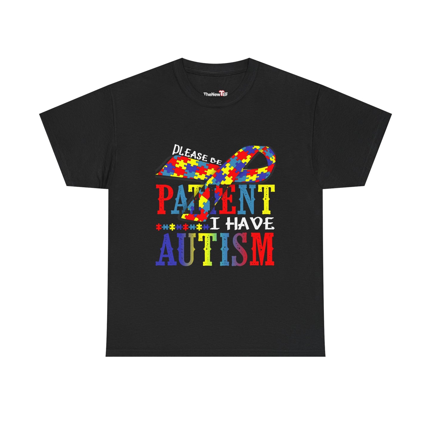 Please Be Patient I Have Autism Puzzle Hand Gift - Unisex T-Shirt