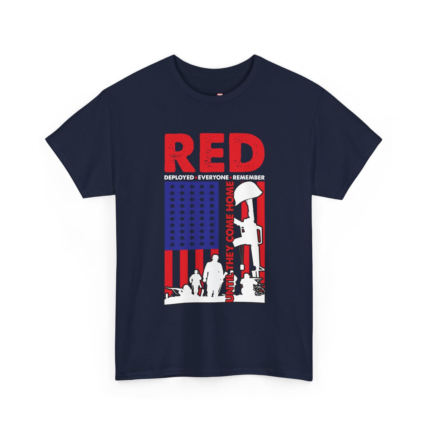 Red Friday Remember Everyone Deployed Us Flag Army Vintage - Unisex Graphic T-Shirt