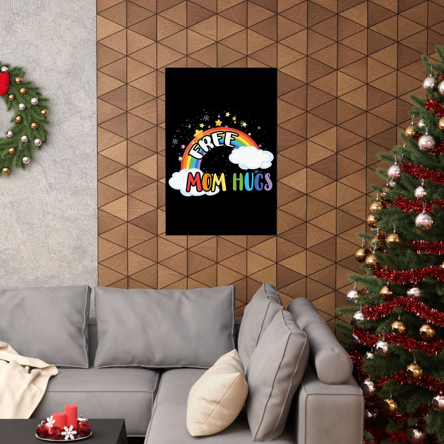 Free Mom Hugs - Wall Art