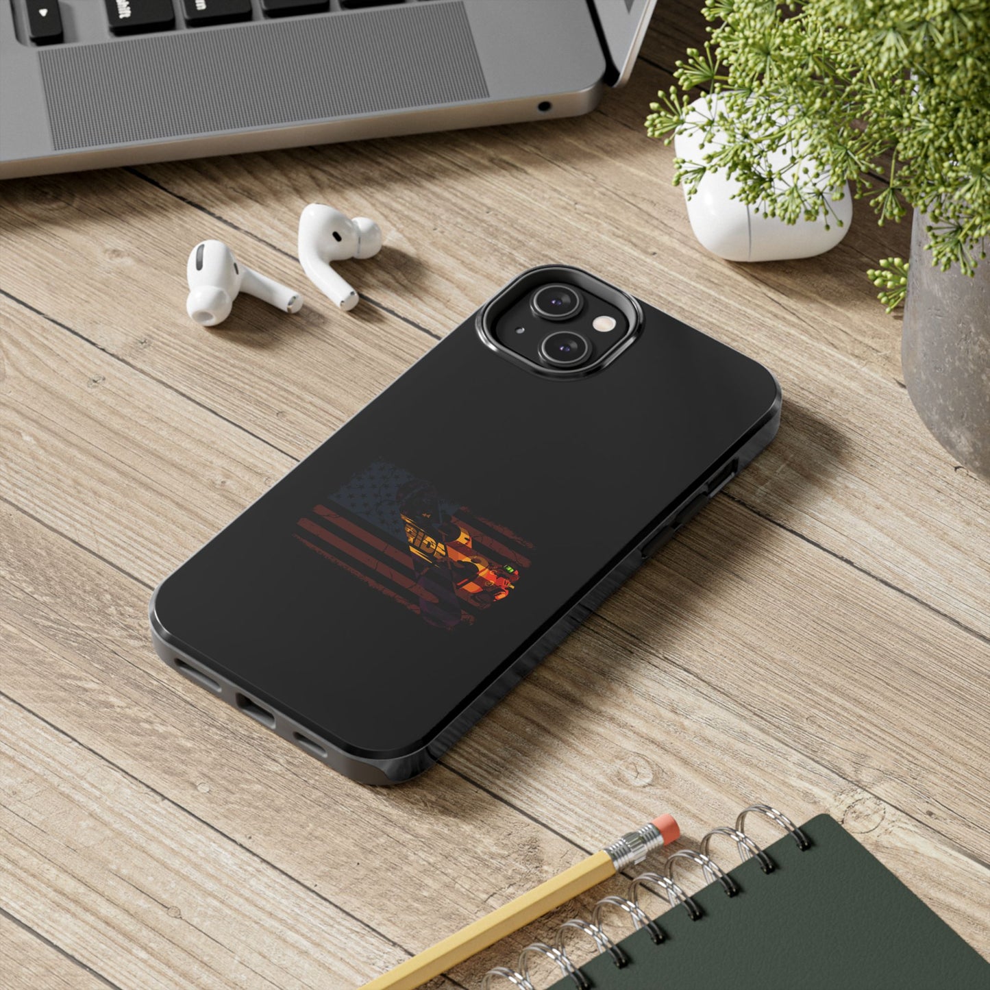 American Flag Camouflage Snowboarding Snowboarder Snowboard Tough Phone Case