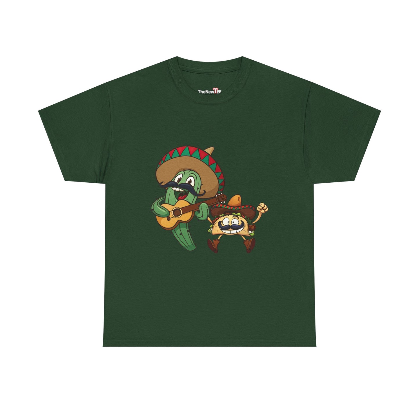 Guitar Mexico Fiesta Cactus Guitarist Sombrero Cinco De Mayo - Unisex T-Shirt