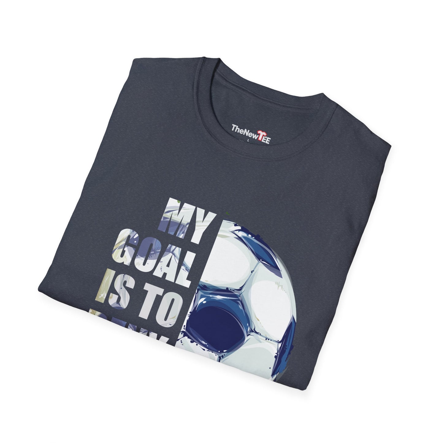 Soccer Goalkeeper T-Shirt – “My Goal Is To Deny Yours” Graphic Tee