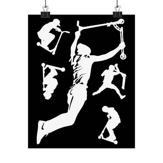 Stunt Scooter Scootering Tricks - Wall Art