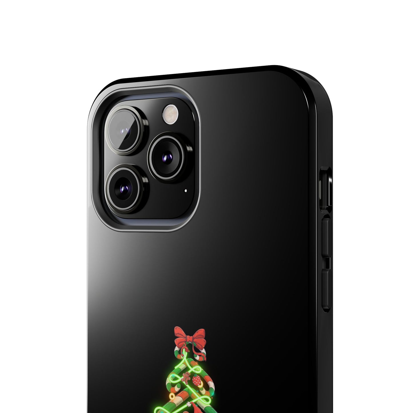 Christmas Candy Cane Xmas Tree Light Gifts - Tough Phone Case