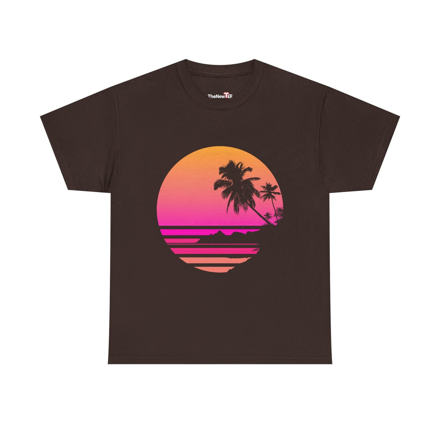 Palm Tree Shirt Tropical Beach Vintage Retro Style 70S 80S - Unisex T-Shirt