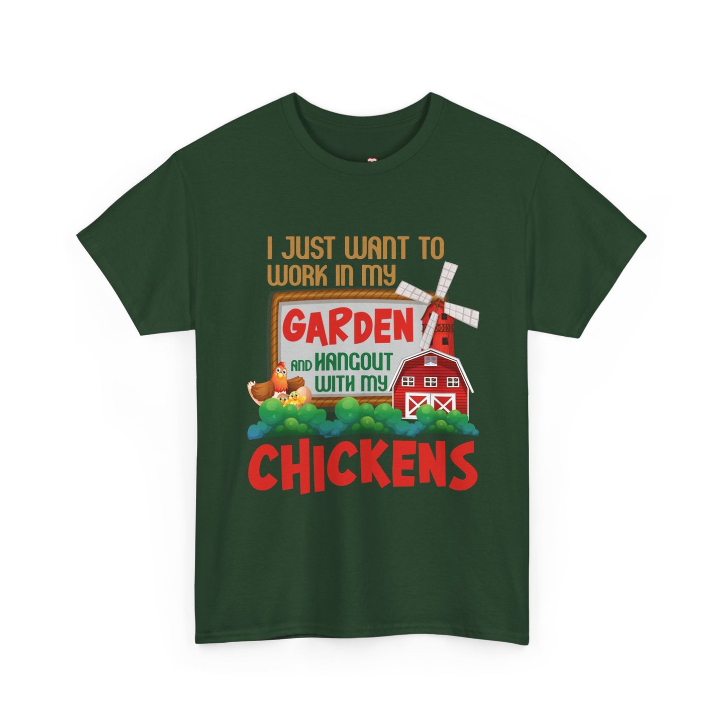 Farm Bird Chicken Funny Gardener Gift Farmer Gardening - Unisex T-Shirt