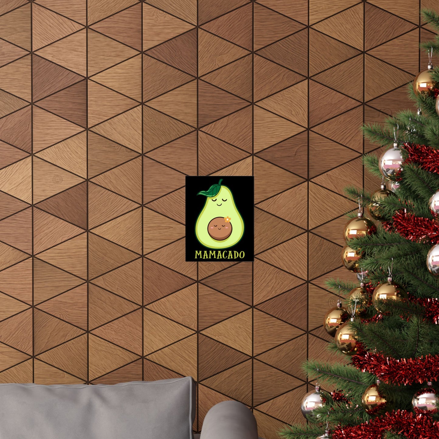 Mamacado Pregnant Avocado Pregnancy Announcement Avocado - Wall Art
