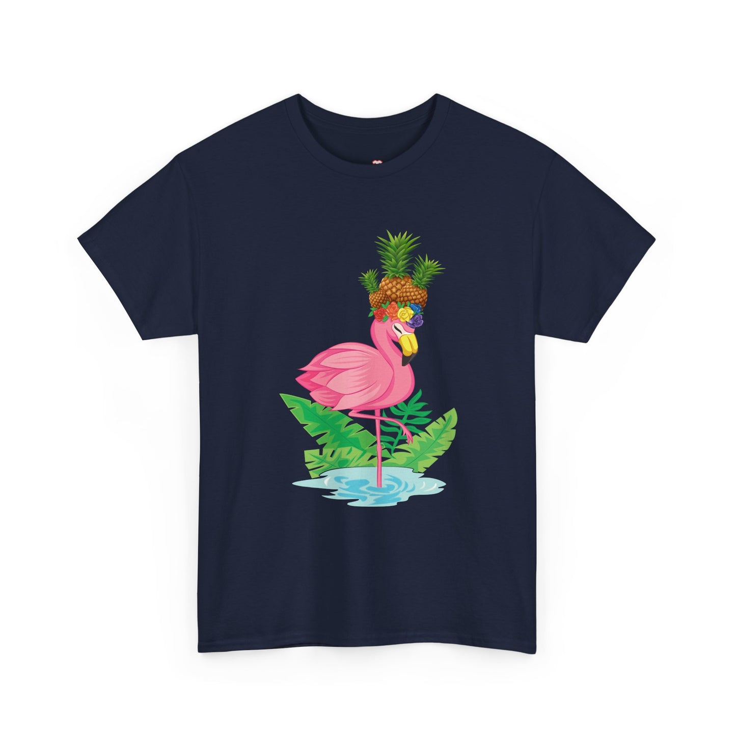 Funny Flamingo Pineapple Pun Lover Gift Pine Mingo - Unisex T-Shirt