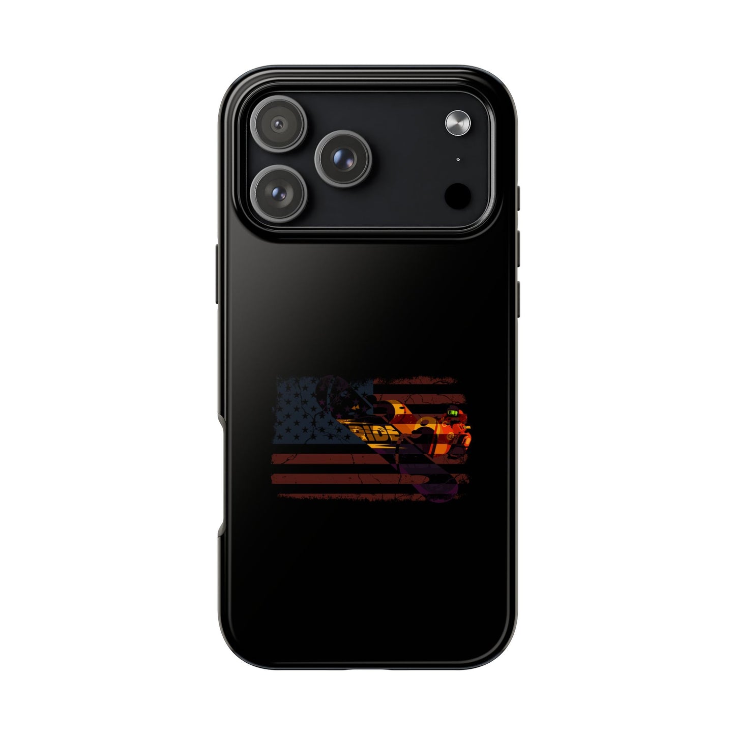 American Flag Camouflage Snowboarding Snowboarder Snowboard Tough Phone Case