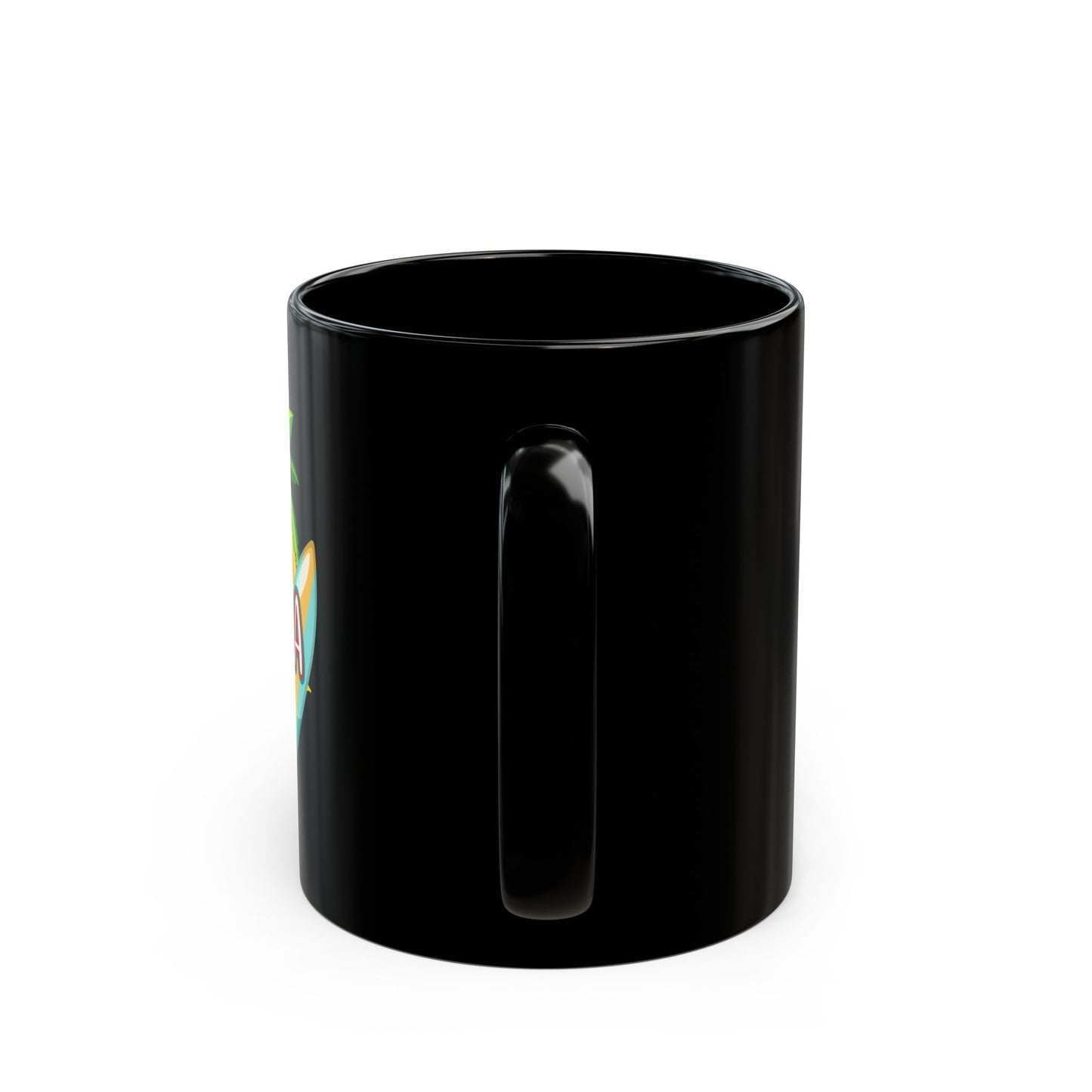 Family Vacation Retro Sunset Florida Pensacola Beach - Black Mug