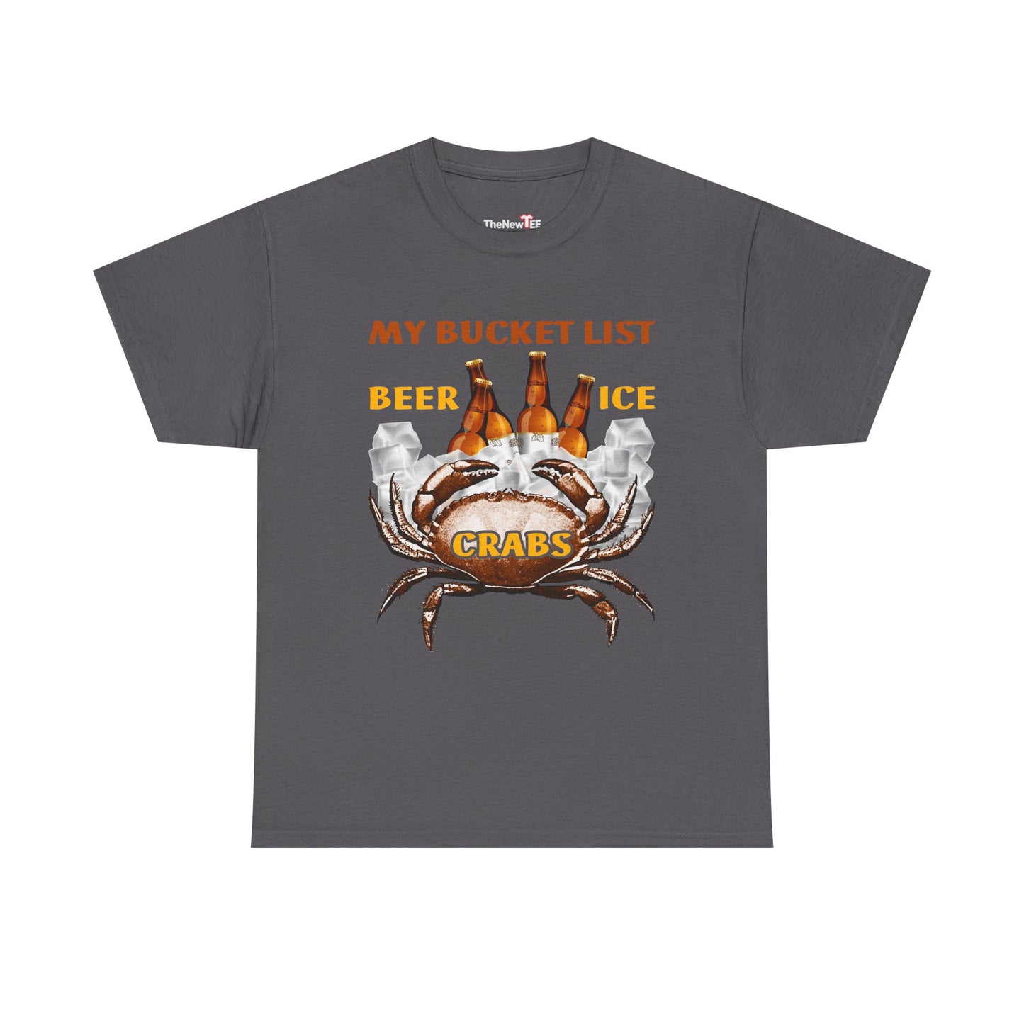 Crab Boil Gift Seafood Bucket List Beer Ice Crabs - Unisex T-Shirt
